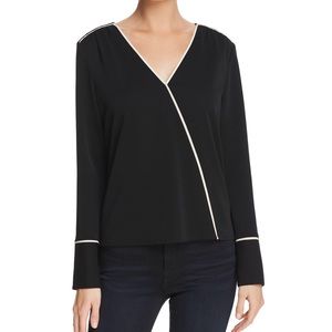 NWT Cooper & Ella Mariana Faux-Wrap Top